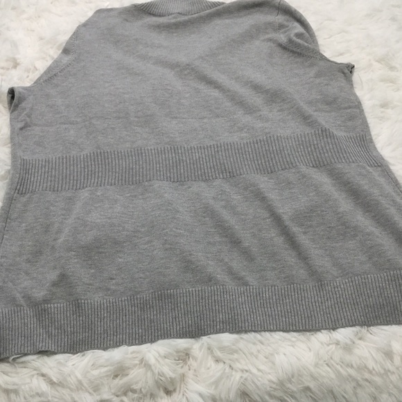 Verve ami - Gray Open Front Cardigan - Picture 7 of 7